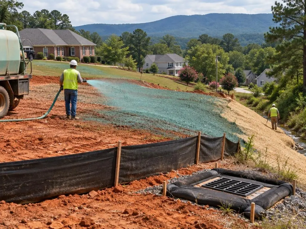 Silt Fence & Inlet Protection in Greenville, SC